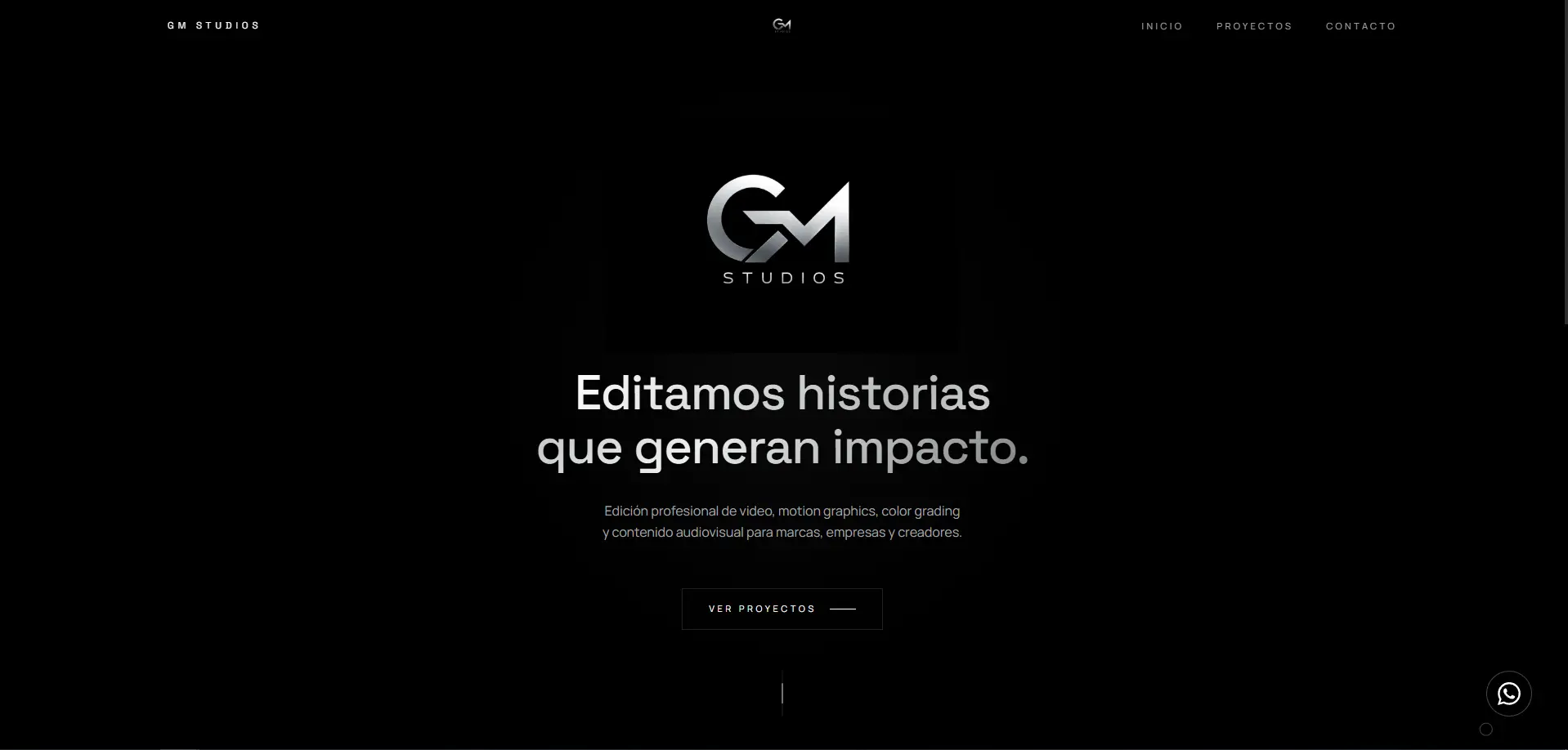 Sitio web y sistema para gestión interna de GM Studios